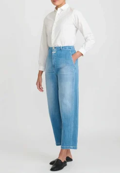 Closed A Better Blue Mawbray Jeans In Mid Blue