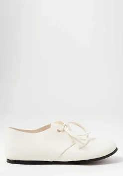 Album di Famiglia Leather Shoe In Milk White