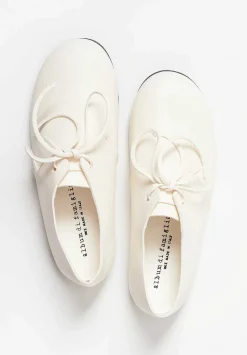 Album di Famiglia Leather Shoe In Milk White