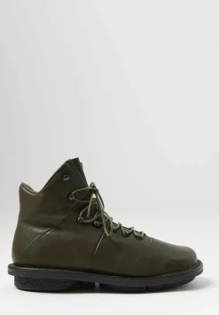 Trippen Alpin Shoe In Khaki Green