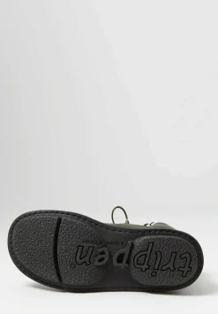 Trippen Alpin Shoe In Khaki Green