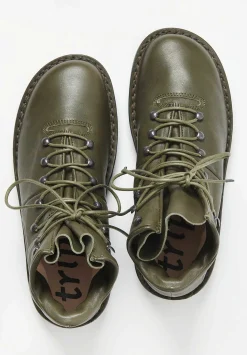 Trippen Alpin Shoe In Khaki Green