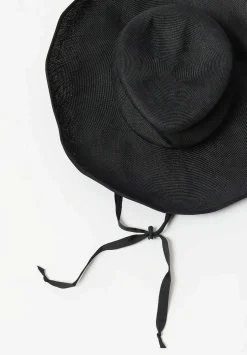 Horisaki Design & Handel Antique Sisal Straw Hat In Black