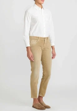 Closed Baker Cropped Narrow Jeans In Brown Marble