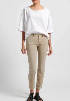 Closed Baker'' Cropped Narrow Jeans In Burlywood Brown