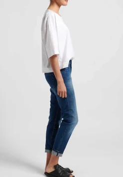Closed Baker'' Cropped Narrow Jeans In Mid Blue