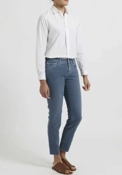 Closed Baker'' Cropped Narrow Jeans In Polar Blue