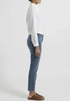 Closed Baker'' Cropped Narrow Jeans In Polar Blue