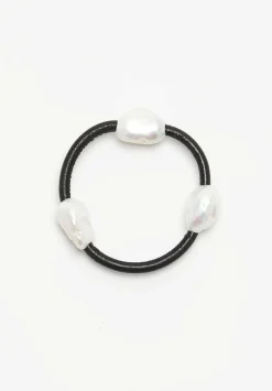 Monies Baroque Pearl And Leather Bangle Bracelet I
