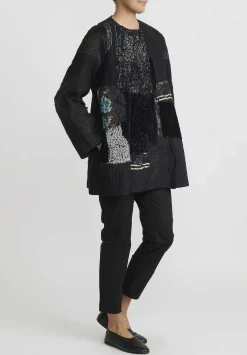 By Walid Beaded And Embroidered Silk Victorian Jackie Jacket In Black