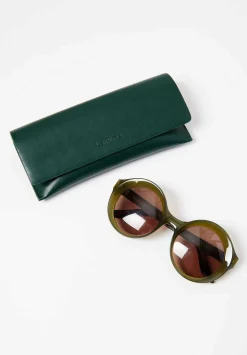 Lapima Carolina X Sunglasses In Oliva Green