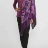 Avant Toi Cashmere & Silk One-Of-A-Kind Foulard Scarf In Nero Orchid Purple