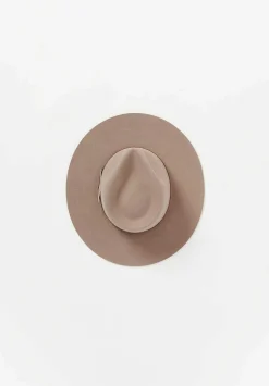 Frenckenberger Cashmere Alan Fedora In Mole Grey