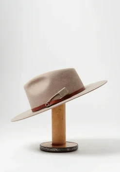 Frenckenberger Cashmere Alan Fedora In Mole Grey