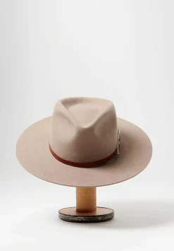 Frenckenberger Cashmere Alan Fedora In Mole Grey