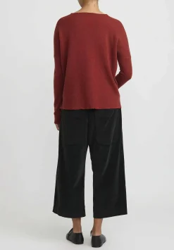 Album di Famiglia Cashmere Cardigan In Red