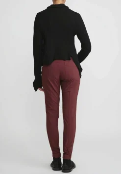Rundholz Cashmere Cropped Asymmetric Knit Jacket In Black