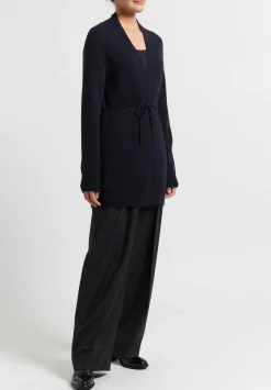 The Row Cashmere ''Daphne'' Cardigan In Dark Navy