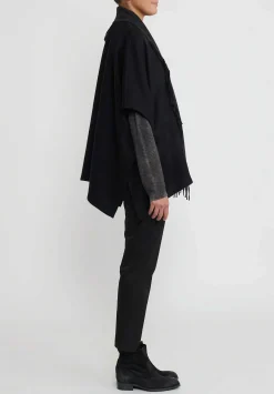 Alonpi Cashmere Ledor Giacchetta Double Tasche Jacket In Black & Grey