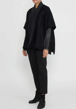 Alonpi Cashmere Ledor Giacchetta Double Tasche Jacket In Black & Grey
