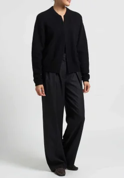 Frenckenberger Cashmere Mini Bomber In Black