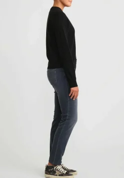 Frenckenberger Cashmere Mini Cardigan In Black