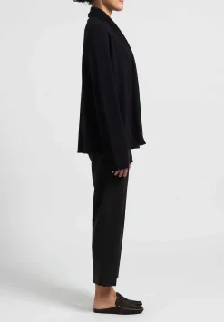 Frenckenberger Cashmere ''Mono'' Cardigan In Black