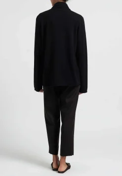 Frenckenberger Cashmere ''Mono'' Cardigan In Black
