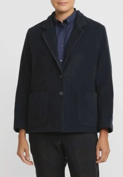 Bergfabel Cashmere Walking Jacket In Petrol Green