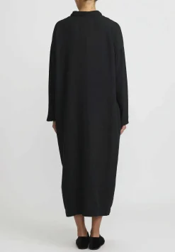 Album di Famiglia Collar Dress In Black