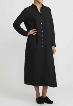 Album di Famiglia Collar Dress In Black
