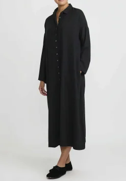 Album di Famiglia Collar Dress In Black