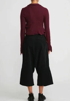 Rundholz Black Label Corduroy Dropcrotch Pants In Black