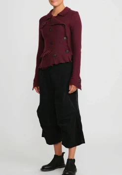 Rundholz Black Label Corduroy Dropcrotch Pants In Black