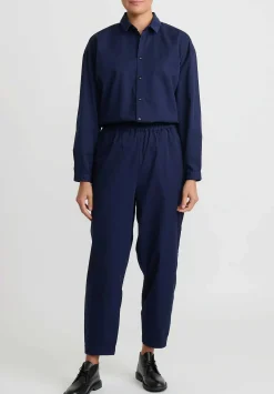 Toogood Cotton ''Acrobat'' Trouser In Indigo Blue