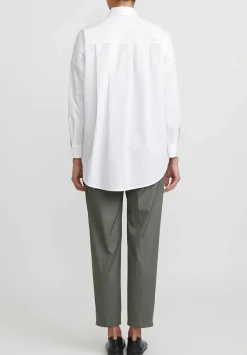 Antonelli Cotton Anemone Shirt In White