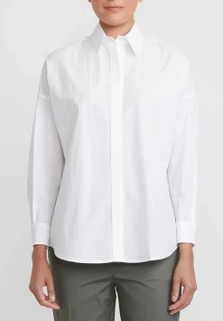 Antonelli Cotton Anemone Shirt In White