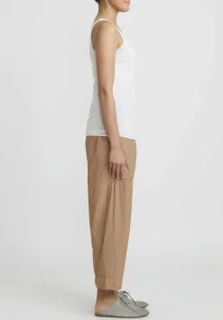 Album di Famiglia Cotton Canotta Tank Top In Milk White