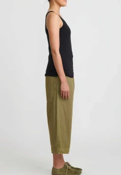 Album di Famiglia Cotton Canotta Tank Top In Black