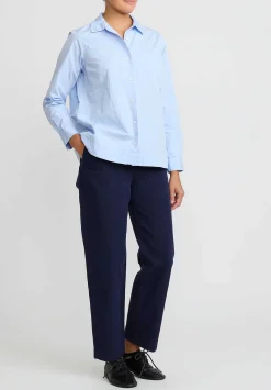 Casey Casey Cotton Chloe Shirt In Sky Blue