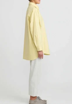 Lemaire Cotton Denim ''Twisted'' Pants In Snow Grey