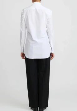 The Row Cotton Derica Shirt In White