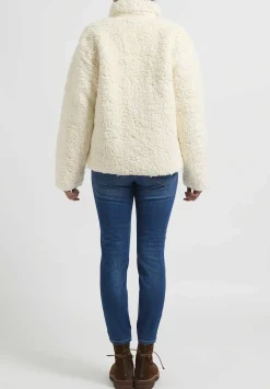Jil Sander+ Cotton Fleece Zip-Up Sweatshirt In White