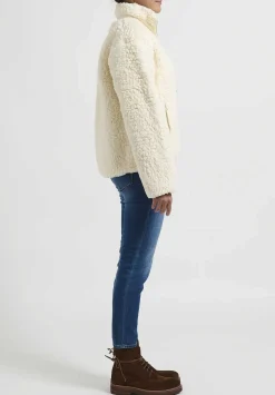 Jil Sander+ Cotton Fleece Zip-Up Sweatshirt In White