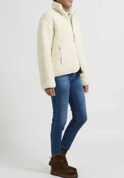 Jil Sander+ Cotton Fleece Zip-Up Sweatshirt In White