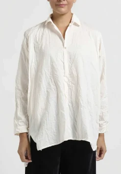 Daniela Gregis Cotton Fratello Larga Jeroni Top In Peach Pink