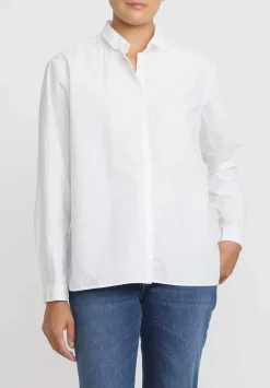 Bergfabel Cotton Loose Tyrol Shirt In White