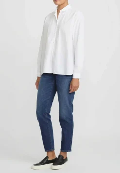 Bergfabel Cotton Loose Tyrol Shirt In White