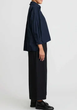 Daniela Gregis Cotton Pantalone Pigiama Pants In Nero Black