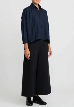 Daniela Gregis Cotton Pantalone Pigiama Pants In Nero Black